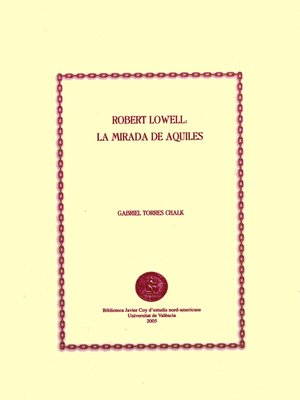 cover image of Robert Lowell